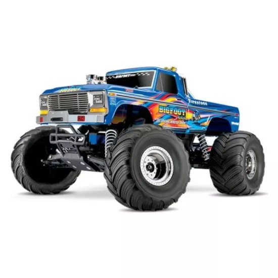 Traxxas BigFoot No. 1 the original Monster Truck BlueX met accu en 12v lader
