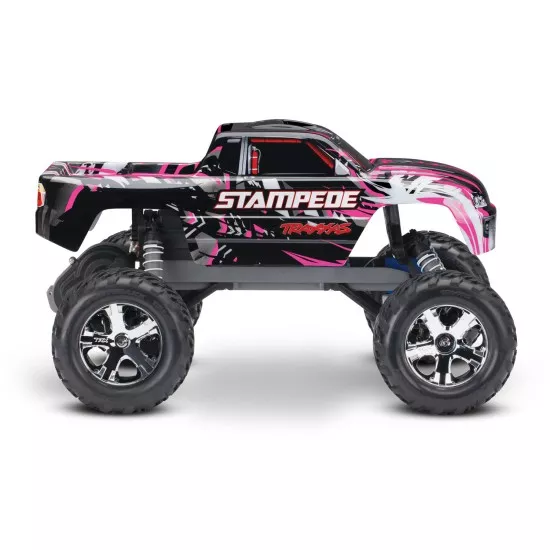 Traxxas Stampede RTR 2.4GHz met batterij en 12v lader roze