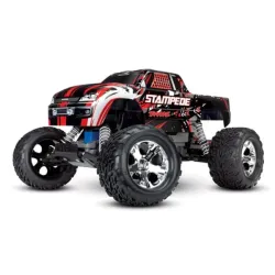 Traxxas Stampede RTR 2.4GHz zonder batterij en lader rood