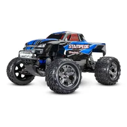 Traxxas Stampede XL5 incl LED verlichting, batterij en 12v lader (blauw)