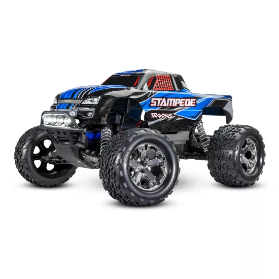 Traxxas Stampede XL5 incl LED verlichting, batterij en 12v lader (blauw)
