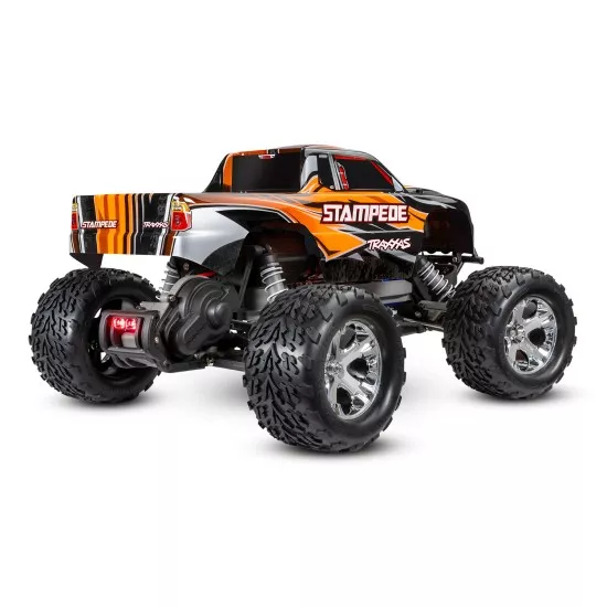 Traxxas Stampede XL5 incl LED verlichting, batterij en 12v lader (oranje)