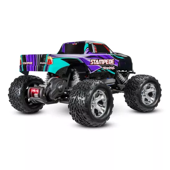 Traxxas Stampede XL5 incl LED verlichting, batterij en 12v lader (paars)