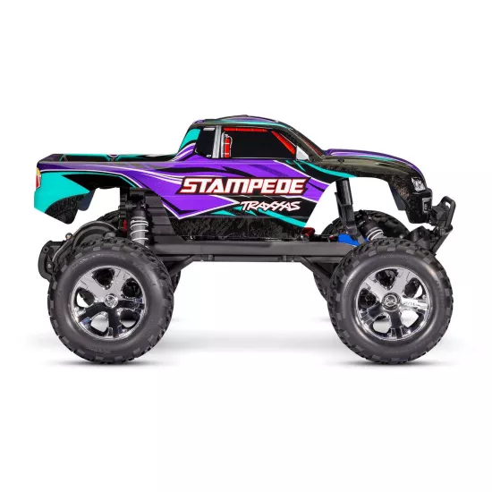 Traxxas Stampede XL5 incl LED verlichting, batterij en 12v lader (paars)