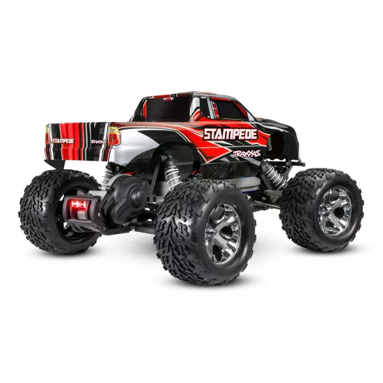 Traxxas Stampede XL5 incl LED verlichting, batterij en 12v lader (rood)