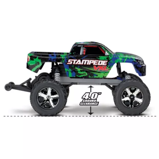Traxxas Stampede VXL Brushless TSM groen zonder batterij en lader
