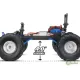 Traxxas BigFoot No. 1 the original Monster Truck BlueX met accu en 12v lader