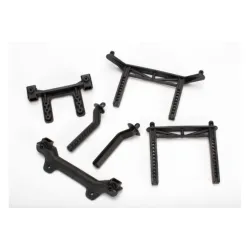 Body mounts, front & rear/ body mount posts, front & rear (a, TRX3619