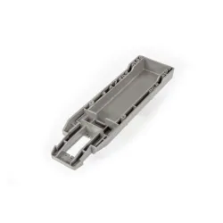 Main chassis (grey) (164mm long battery compartment) (fits both flat and hump style battery packs) (use only with #3626R ESC mounting plate)