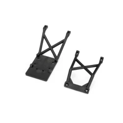 Skid plates, front & rear (black)