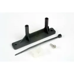 Speed control mounting plate/ cable tie-down