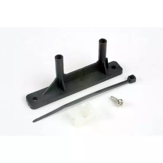 Speed control mounting plate/ cable tie-down