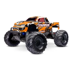 Traxxas Stampede 2WD Brushed HD inclusief batterij en USB-C lader Oranje X