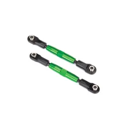 Camber links, front (TUBES green-anodized, 7075-T6 aluminum, stronger than titan