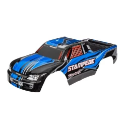 Body, Stampede (also fits Stampede VXL), blue (painted, decals applied)