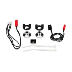 LED Lights, Grave Digger /harness (2 red lights)/LED housing