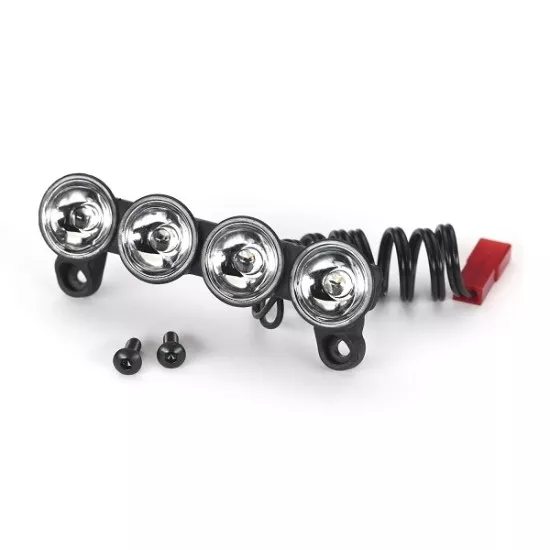 LED light bar, front (assembled)/ 3x8 BCS (2)/ 2.5x8 BCS (2) (requires front bumper #5835X for 2WD Slash, #3635 for 2WD Stampede, #3630 for 2WD Bigfoot No. 1, #6835X for 4WD Slash, or #6735 for 4WD Stampede)