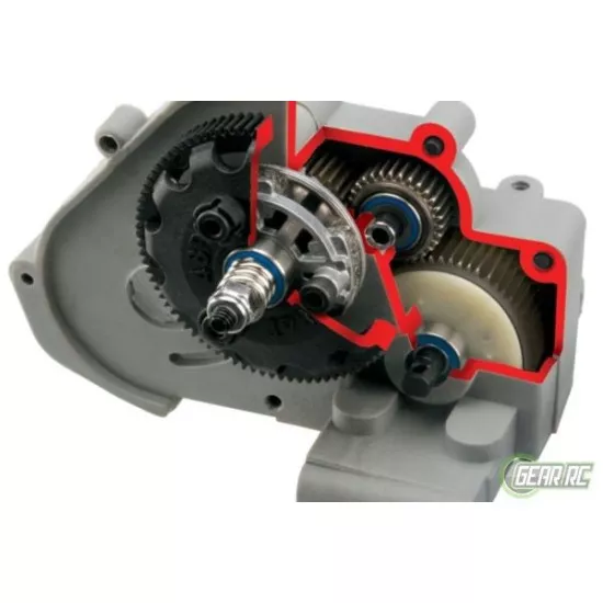 Traxxas Rustler RTR 2.4GHz met 12volt lader en accu (rood)