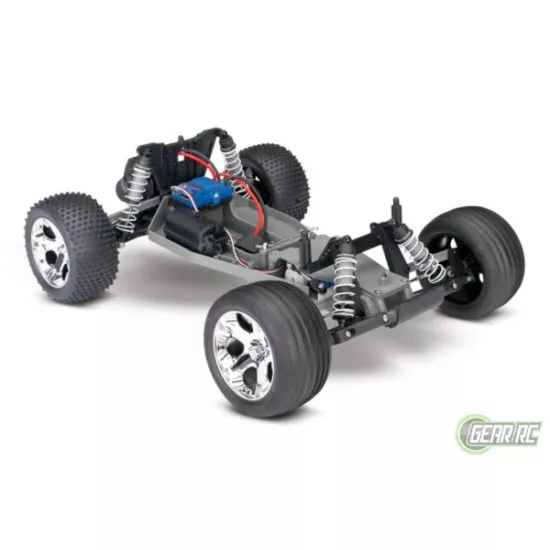 Traxxas Rustler RTR 2.4GHz  blauw zonder batterij en lader