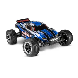 Traxxas Rustler XL5 incl LED verlichting, batterij en 12v lader (Blauw)