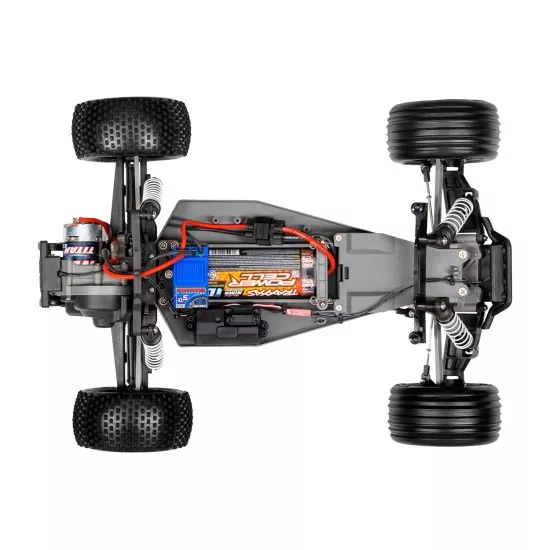 Traxxas Rustler XL5 incl LED verlichting, batterij en 12v lader (Rood)