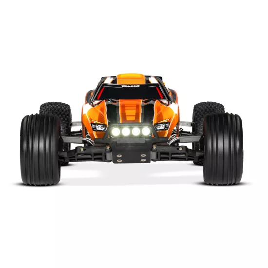 Traxxas Rustler XL5 incl LED verlichting, batterij en 12v lader (Oranje)