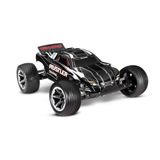Rustler: 1/10 Scale Stadium Truck TQ 2.4 GHz - Black