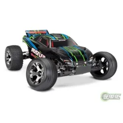 Traxxas Rustler VXL Brushless groen met TSM  zonder batterij en lader