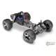 Traxxas Rustler VXL Brushless geel met TSM  zonder batterij en lader