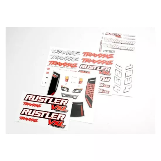 Decal sheets, Rustler VXL