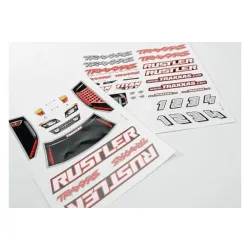 Decal sheets, Rustler, TRX3716