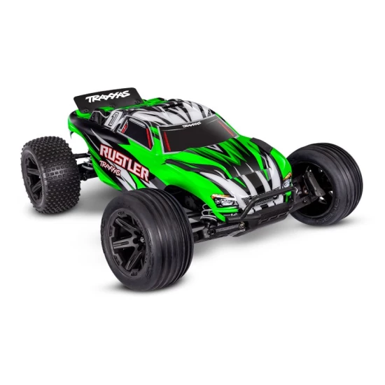 Traxxas Rustler 2wd Brushed incl battery & USB-C charger Green X