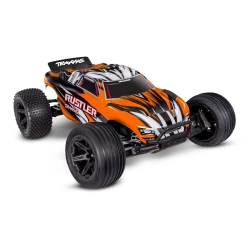 Traxxas Rustler 2wd Brushed incl battery & USB-C charger Orange X