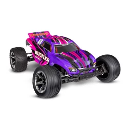 Traxxas Rustler 2wd HD met  batterij en USB C lader Roze