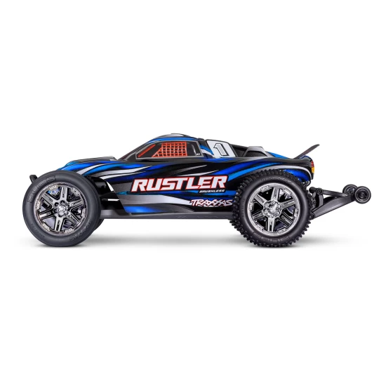 Traxxas Rustler 2WD BL-2s HD Blue