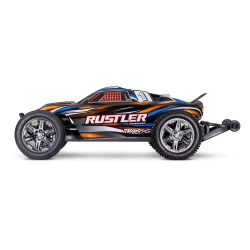 Traxxas Rustler 2WD BL-2s HD oranje