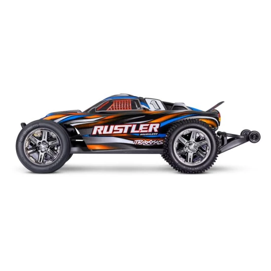 Traxxas Rustler 2WD BL-2s HD Orange