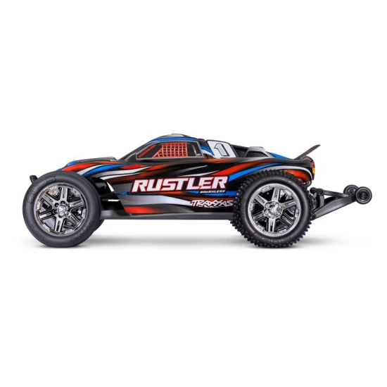 Traxxas Rustler 2WD BL-2s HD Red