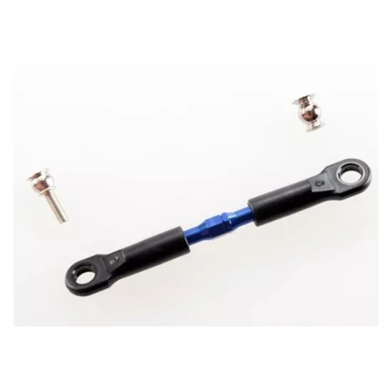 Turnbuckle, aluminum (blue-anodized), camber link, front, 39, TRX3737A