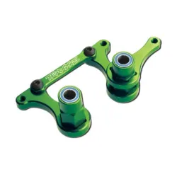 Steering bellcranks, drag link (green-anodized 6061-T6 alumi, TRX3743G