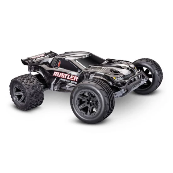 Traxxas Rustler 2WD HD VX3 Brushless, Black