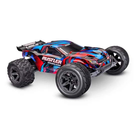 Traxxas Rustler 2WD HD VX3 Brushless, Red