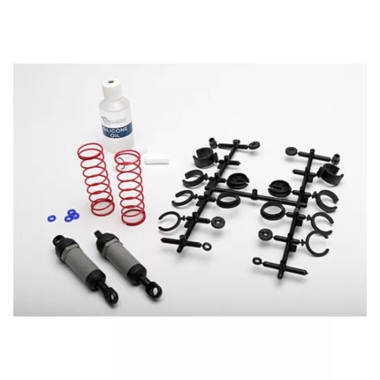 Ultra Shocks (grey) (long) (complete w/ spring pre-load spac, TRX3760A