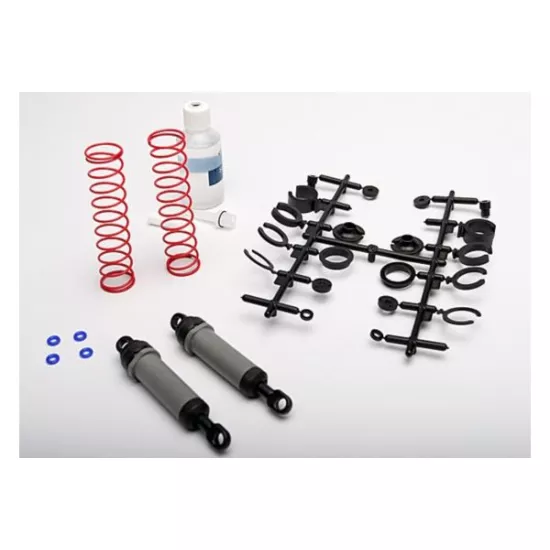 Ultra Shocks (grey) (xx-long) (complete w/ spring pre-load s