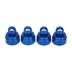 Shock caps Aluminium Blue Anodized