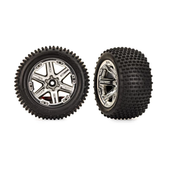 Tires & wheels, assembled, glued (2.8