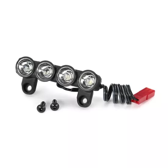 LED light bar, front (assembled)/ 3x8 BCS (2)/ 2.5x8 BCS (2) (requires #3735 front bumper for 2WD Rustler or Bandit)