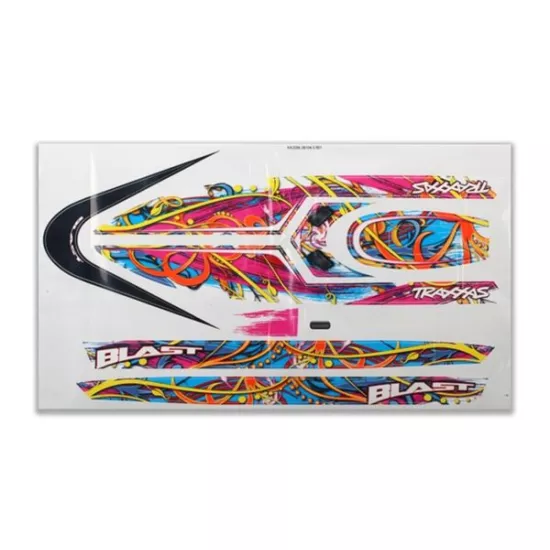 Blast decal set (swirl pattern) (waterproof)