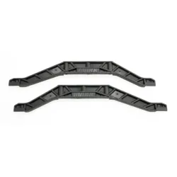 Chassis braces, lower (black) (2), TRX3921