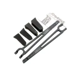 Hold downs, battery, left & right (2)/ foam spacers (4) (all, TRX3927X